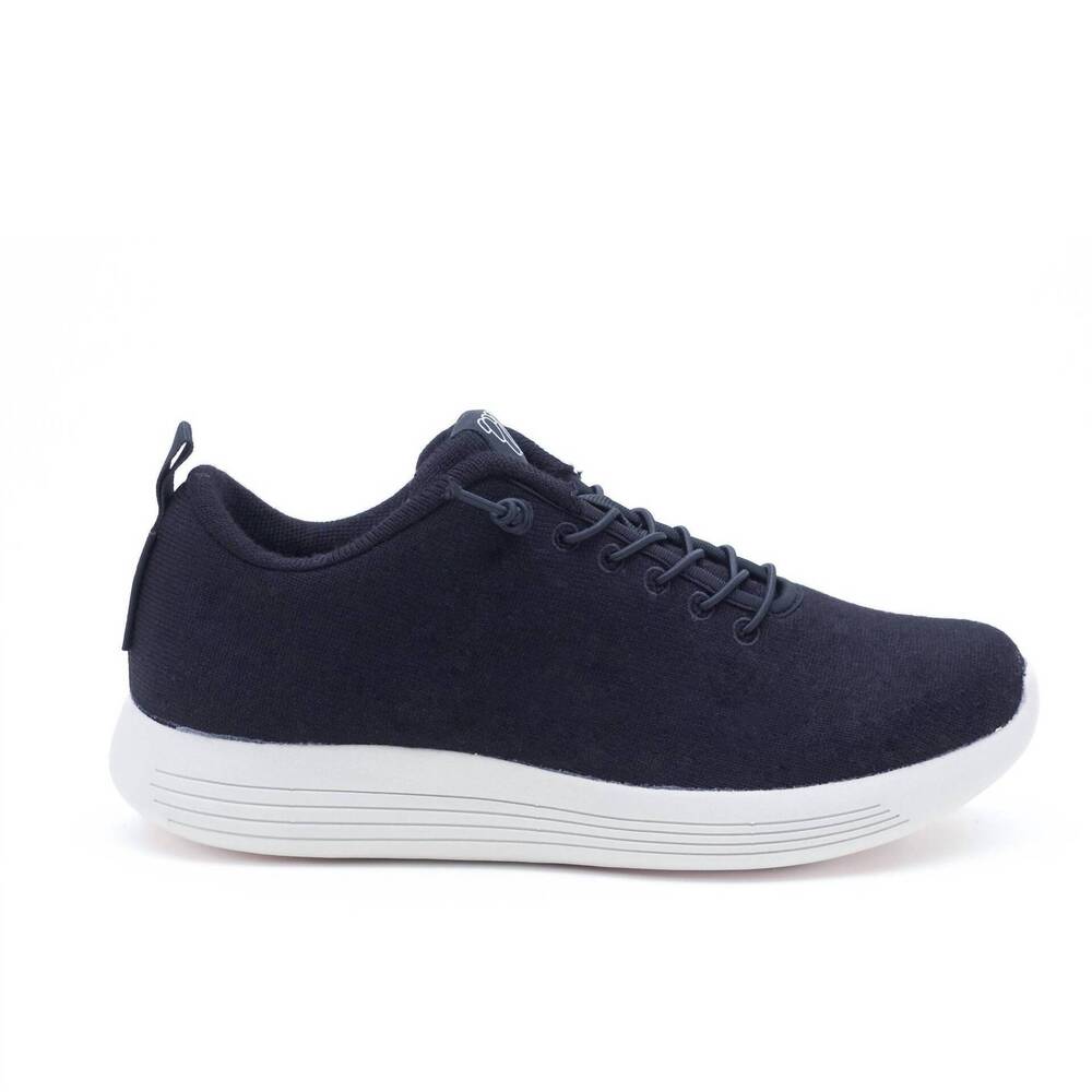NEW WOOLLOOMOOLOO men's cheviot merino wool sneaker in black